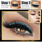 Eyeliner sticker glitter invisible adhesive eyeliner sticker with eyelashes