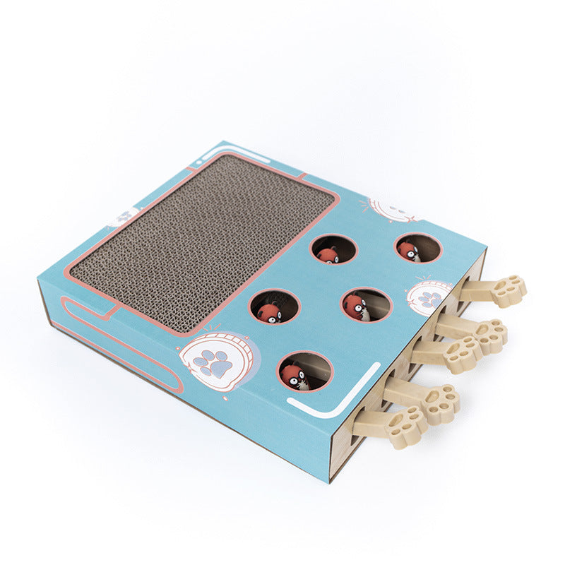 Whack-a-Mole Cat Scratching Board Toy