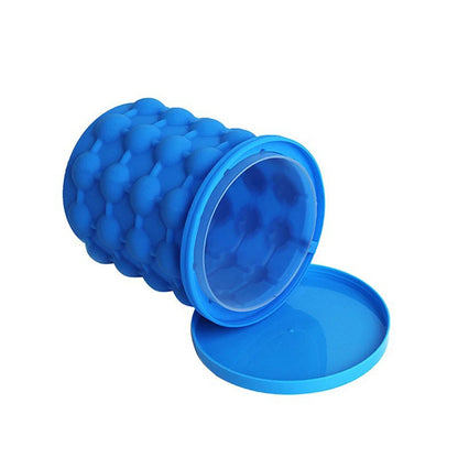 Portable Silicone Ice Bucket Silicone Ice Cube Mold