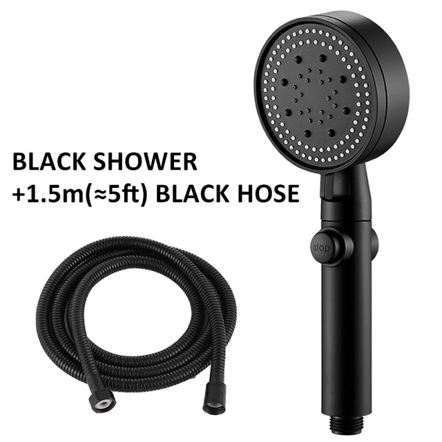 High Pressure Shower Head with 5 Spray Mode