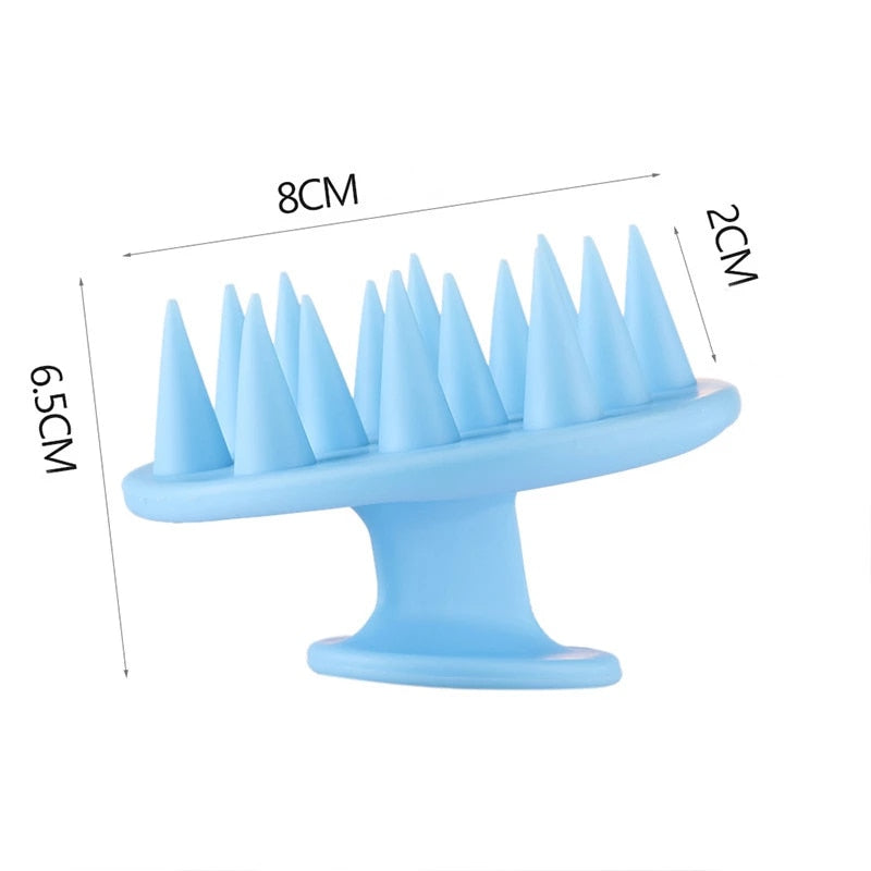 Silicone Scalp Massager Shampoo Brush