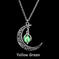 4-Color Luminous Moon Plus Pumpkin Necklace